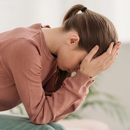 Chiropractic West Monroe LA Woman With Headache